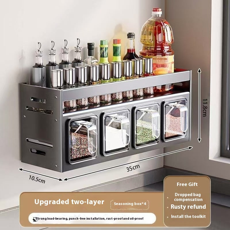 Household Fashion Kitchen Spice Storage Rack Organizer For Seasonings