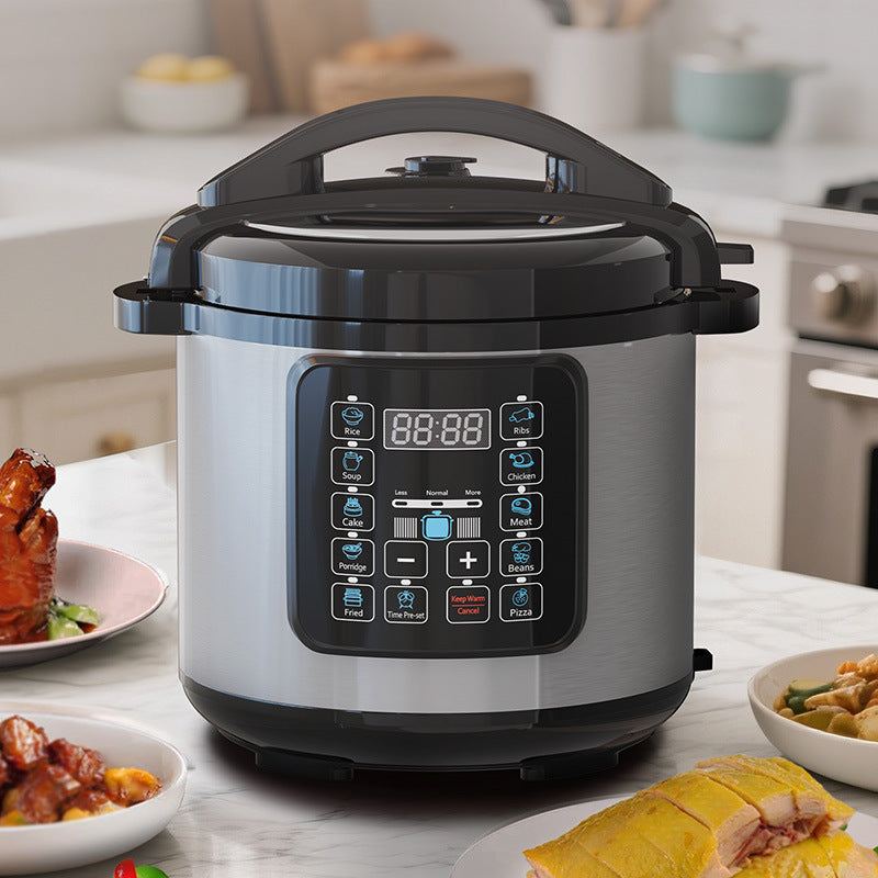 8L Smart Electric Pressure Cooker With Nonstick Inner Pot Large Capacity