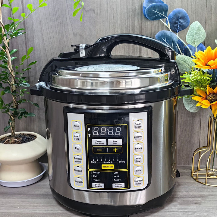 6L Multifunctional Electric Pressure Cooker With Large Capacity Design