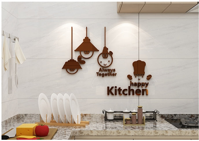 Cute Minimalist Kitchen Wall Sticker Decoration For Home Interiors