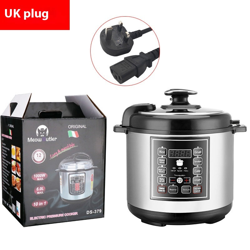 5L Intelligent Multi Function Pressure Cooker With Timer For Household Use