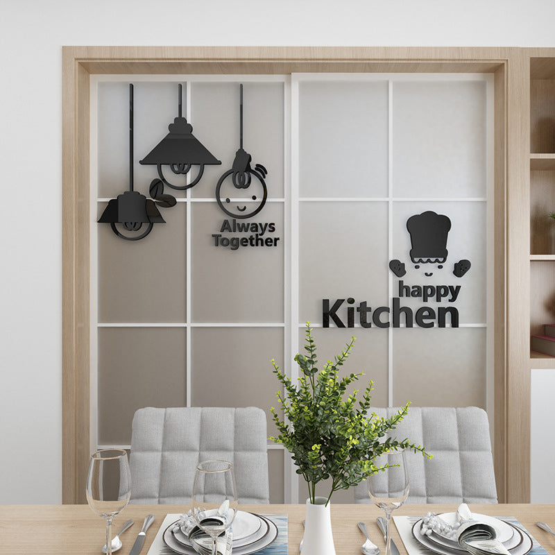 Cute Minimalist Kitchen Wall Sticker Decoration For Home Interiors