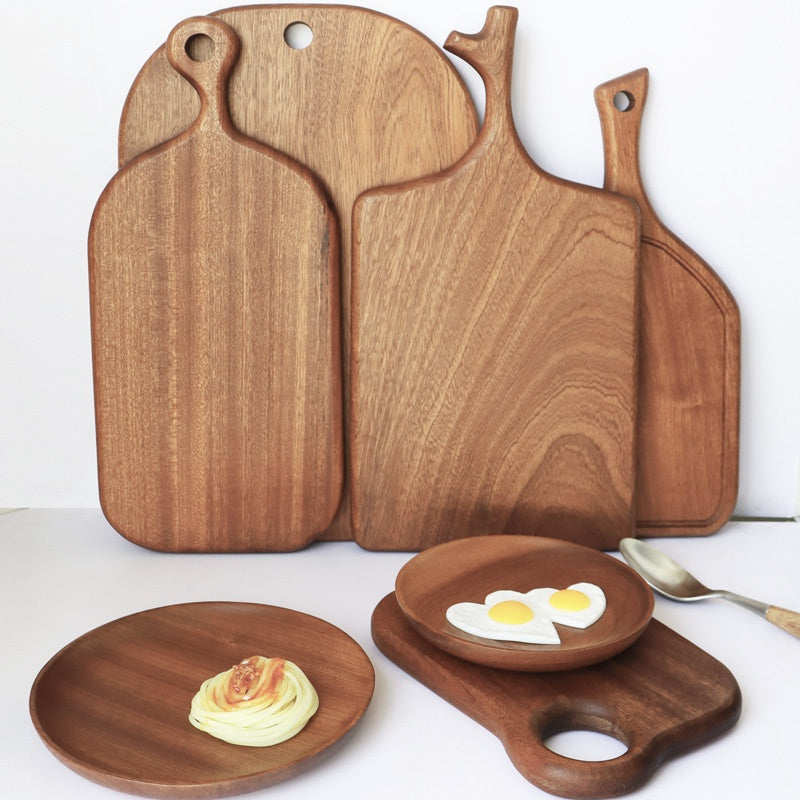 Premium Solid Wood Vegetable Chopping Board For Kitchen Use