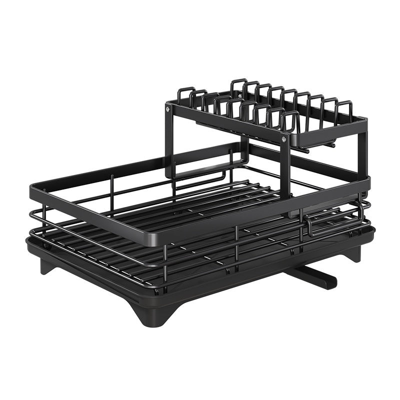 Kitchen Dish Storage Rack For Household Organization And Drying