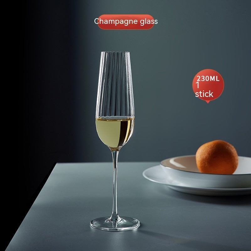 Rainbow Crystal Glass For Elegant Beverage Serving
