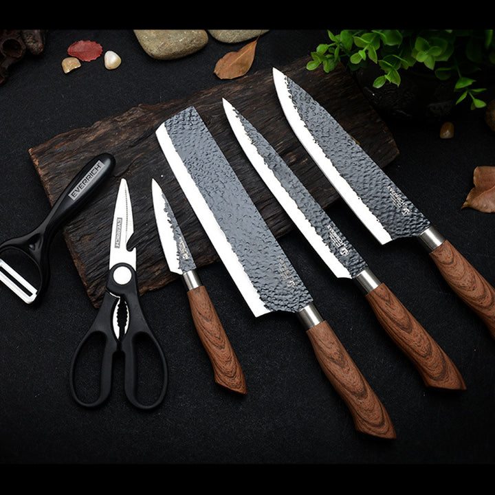 Stainless Steel Kitchen Knife Set Multi Piece Cooking Knife Set