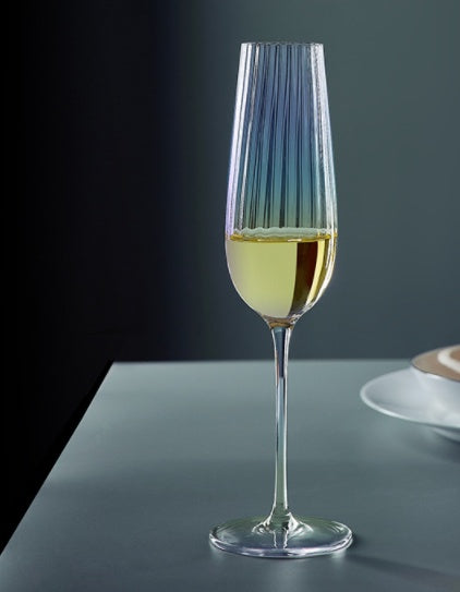 Rainbow Crystal Glass For Elegant Beverage Serving