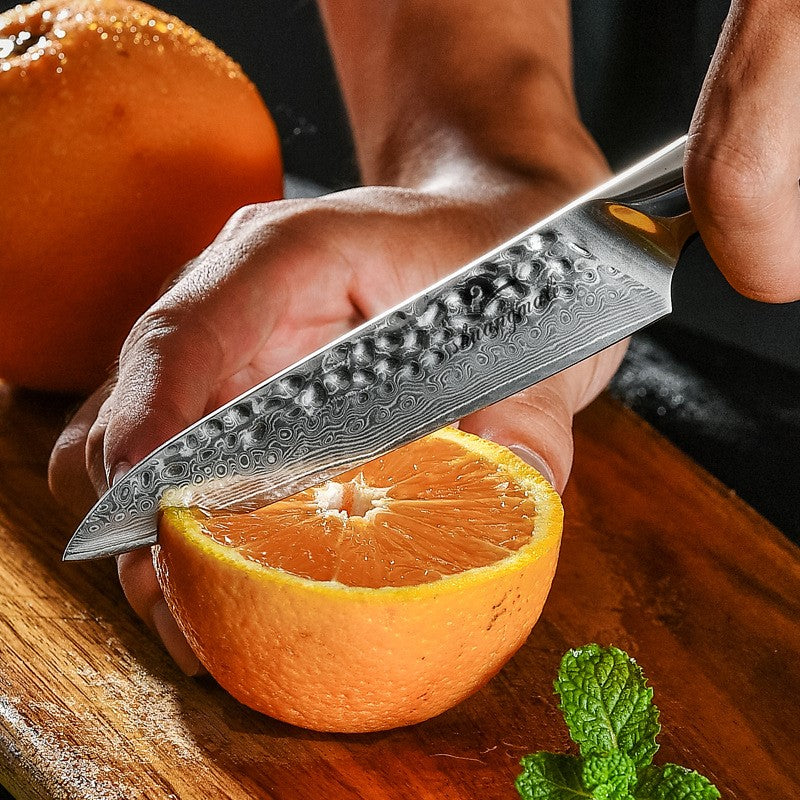 5 Piece Kitchen Chef Knife Set For Professional Cooking Preparation