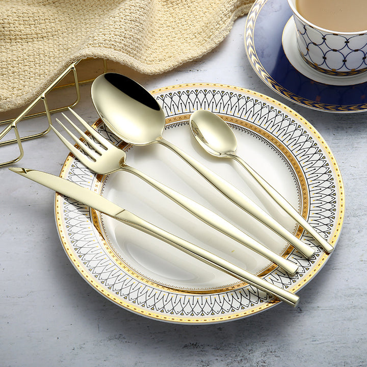 304 Stainless Steel Western Cutlery Set For Dining And Table Use