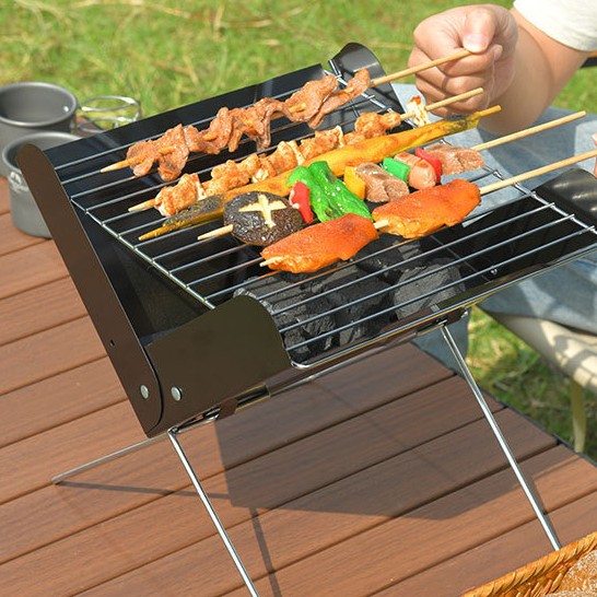 Portable BBQ Grill For Outdoor Camping Cooking Use
