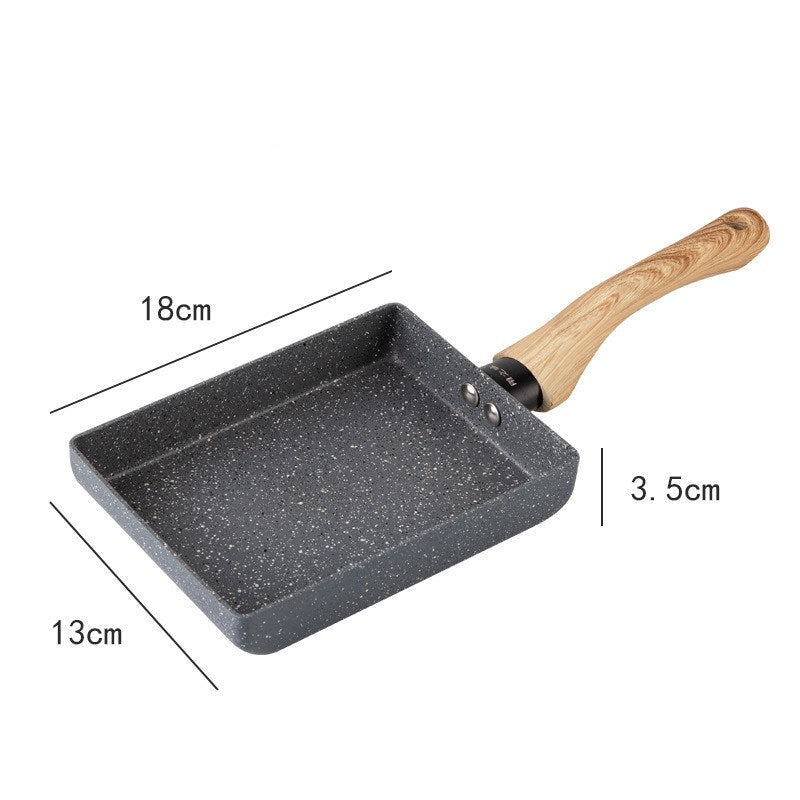 Japanese Tamagoyaki Egg Roll Frying Pan Rectangular Non Stick Pan