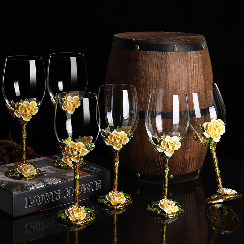 Lead Free Crystal Creative Glass For Elegant Beverage Serving