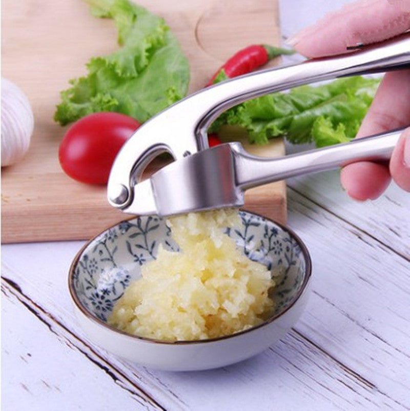 Manual Garlic Press Kitchen Gadget For Easy Mashing And Crushing