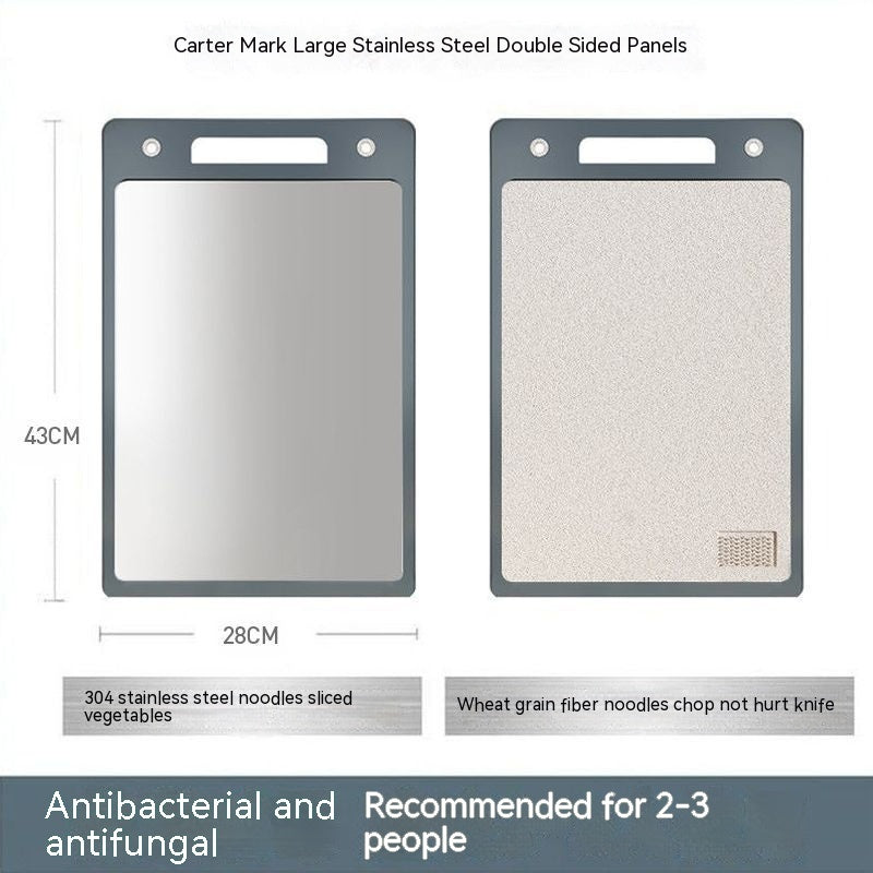Mildew Proof Stainless Steel Cutting Board For Kitchen Use