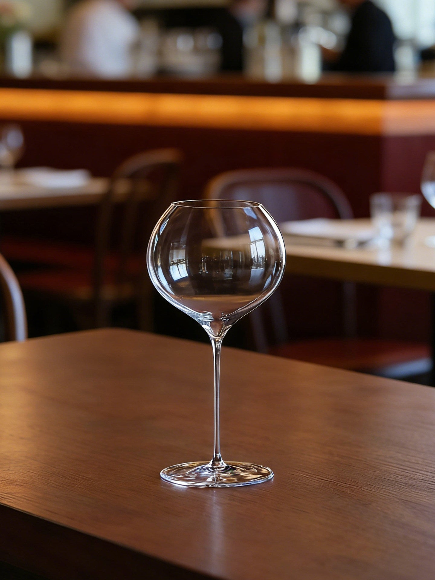 Lead Free Crystal Wide Bowl Glass For Elegant Beverage Serving