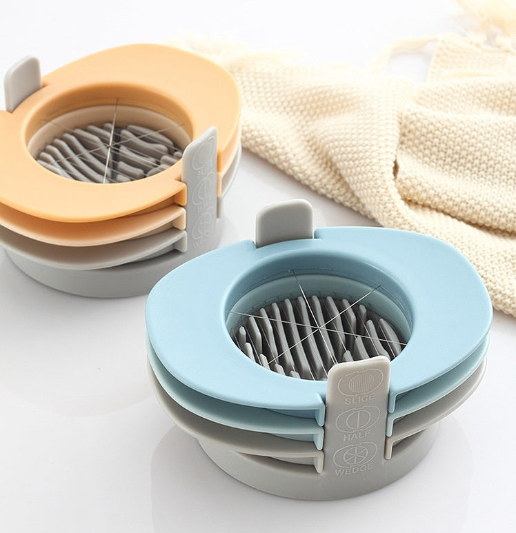 Manual Egg Cutter Kitchen Gadget For Easy Slicing And Serving