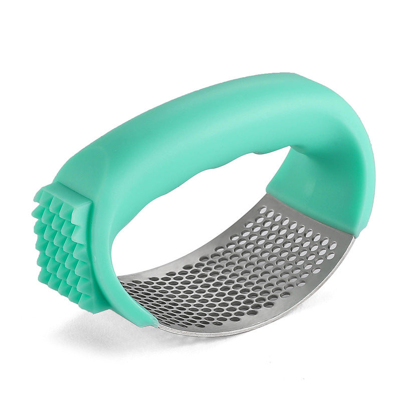 Household Garlic Press Kitchen Utensil For Easy Food Preparation