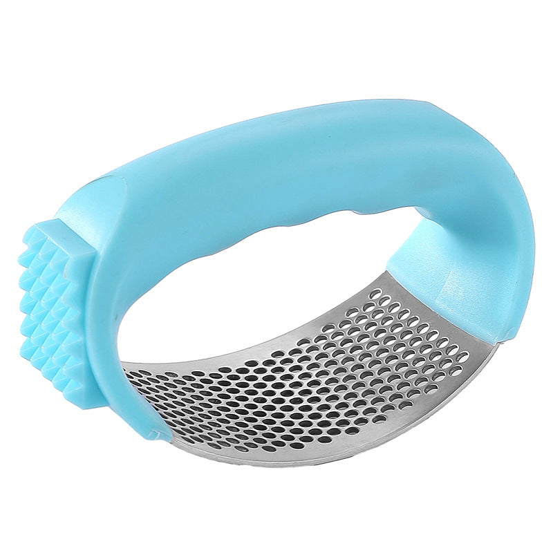 Household Garlic Press Kitchen Utensil For Easy Food Preparation