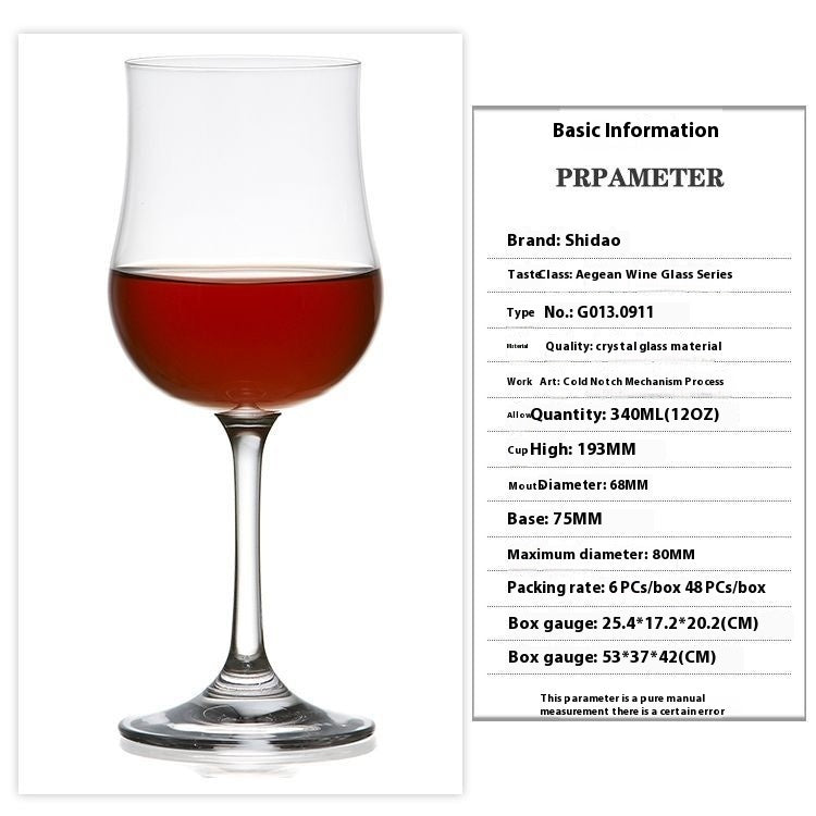 Crystal Tulip Dessert Glass For Elegant Beverage Serving