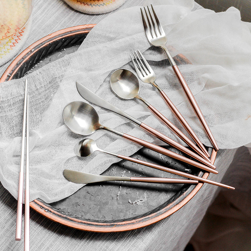 Stainless Steel Cutlery Set Household Dining Utensil Set