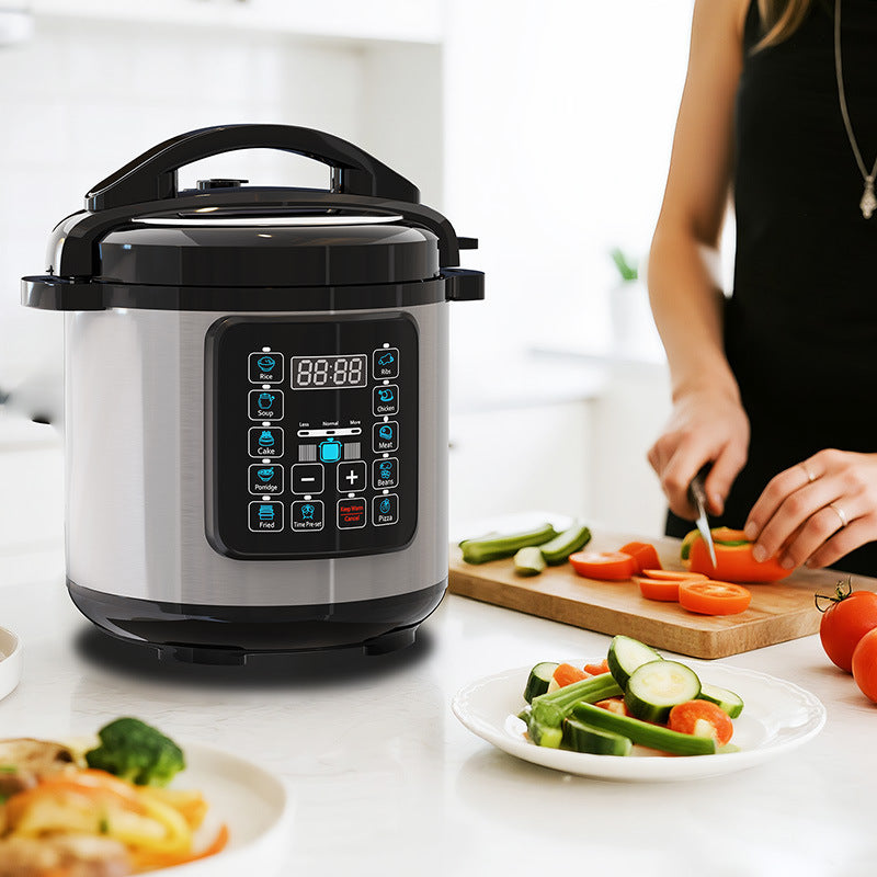 8L Smart Electric Pressure Cooker With Nonstick Inner Pot Large Capacity