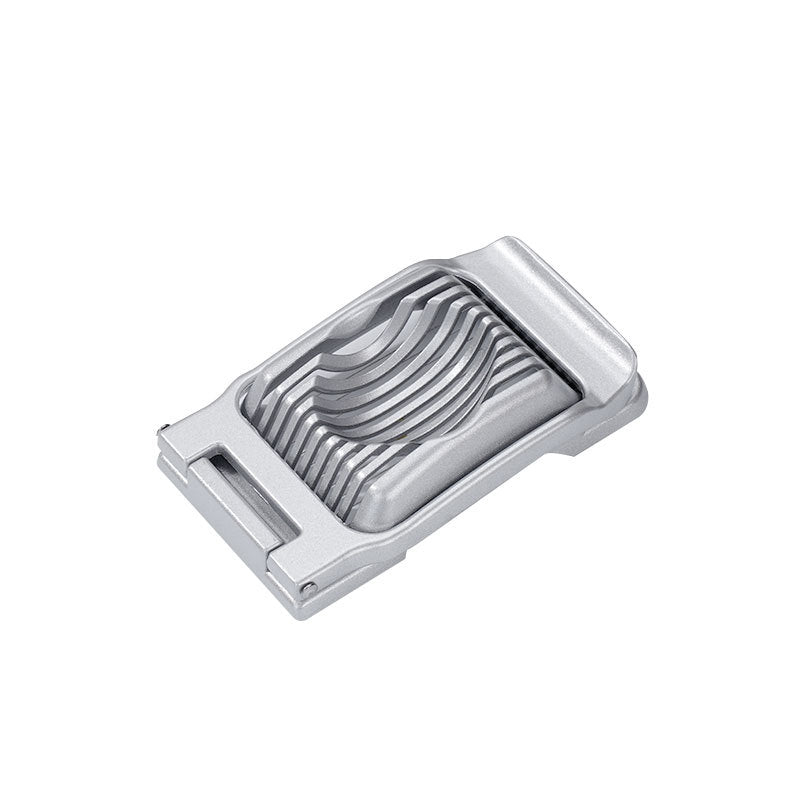 Multifunctional Aluminum Alloy Egg Cutter Kitchen Gadget For Easy Slicing