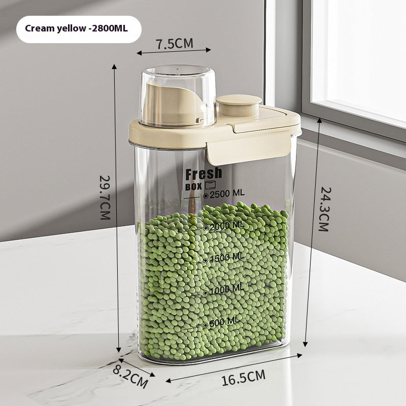Handheld Sealed Kitchen Storage Jar Box For Food Preservation