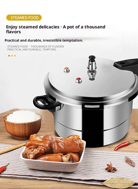 Universal Pressure Cooker For Gas And Induction Cooktops Household Use