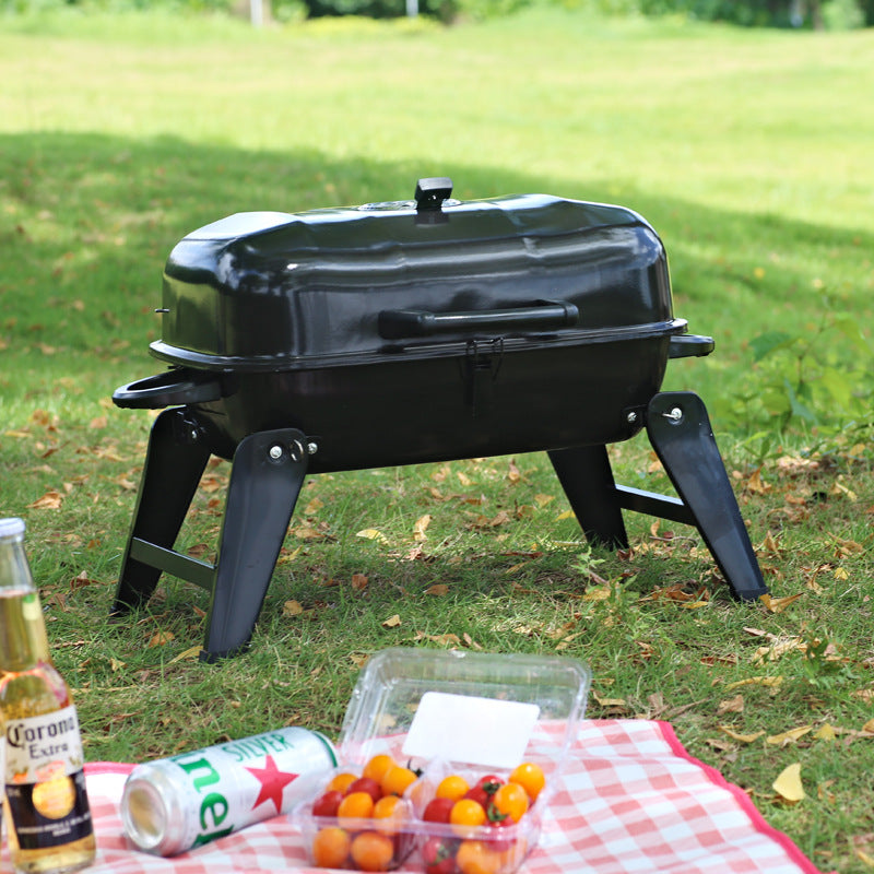 Portable Foldable Mini BBQ Grill For Small Outdoor Cooking Use
