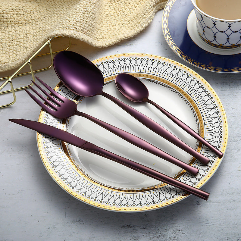 304 Stainless Steel Western Cutlery Set For Dining And Table Use