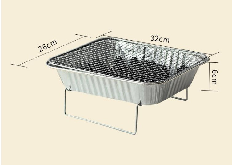 Portable Small Charcoal BBQ Grill For Outdoor Cooking Use