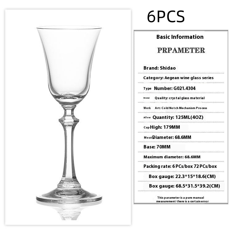 Crystal Tulip Dessert Glass For Elegant Beverage Serving