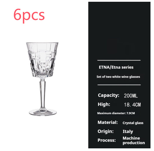 Crystal Glassware Set For Elegant Home Dining And Serving