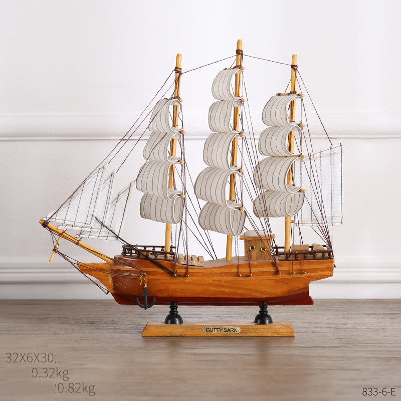 Creative Home Craft Sailing Decoration Figurine For Interior Display