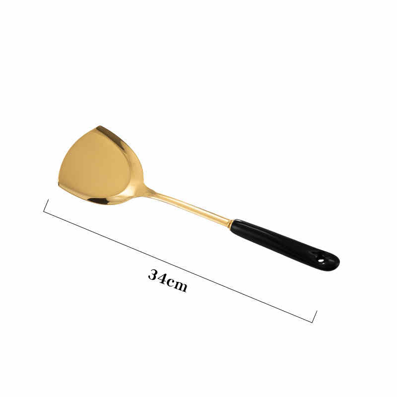 Nordic Stainless Steel Spatula With Elegant Ceramic Handle