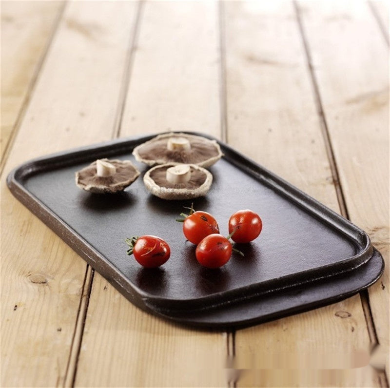 Double Sided Cast Iron Griddle For Cooking Use