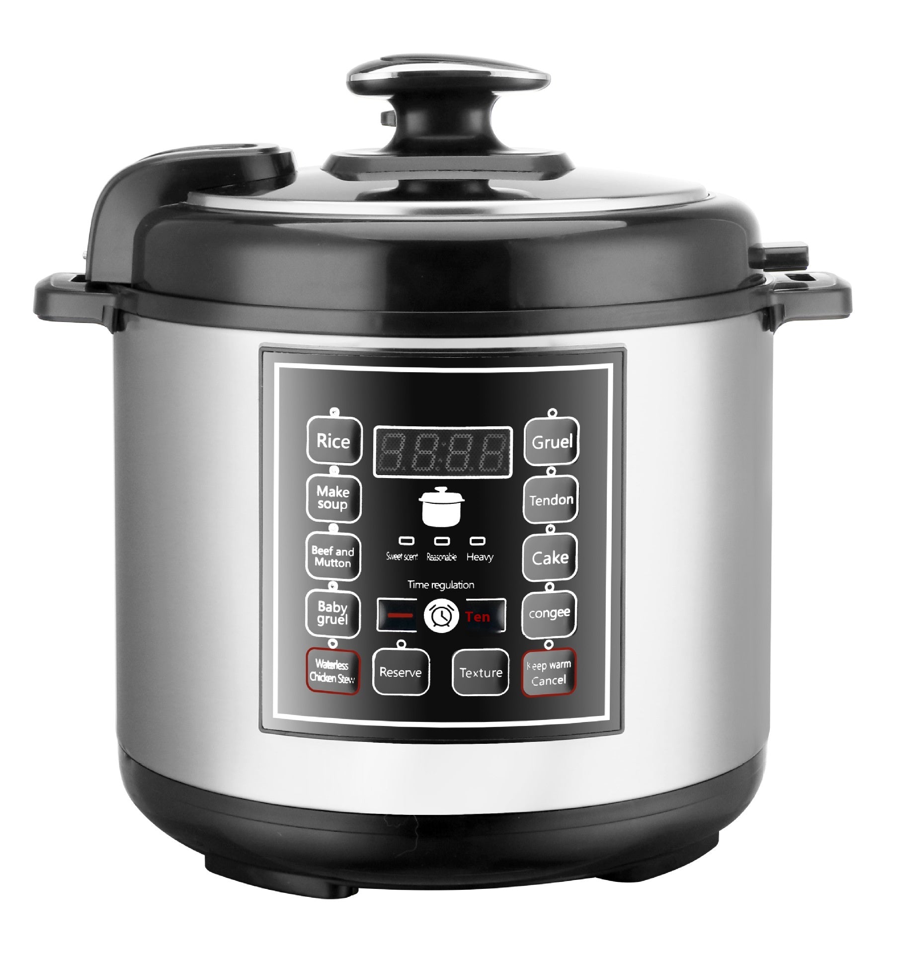 5L Intelligent Multi Function Pressure Cooker With Timer For Household Use