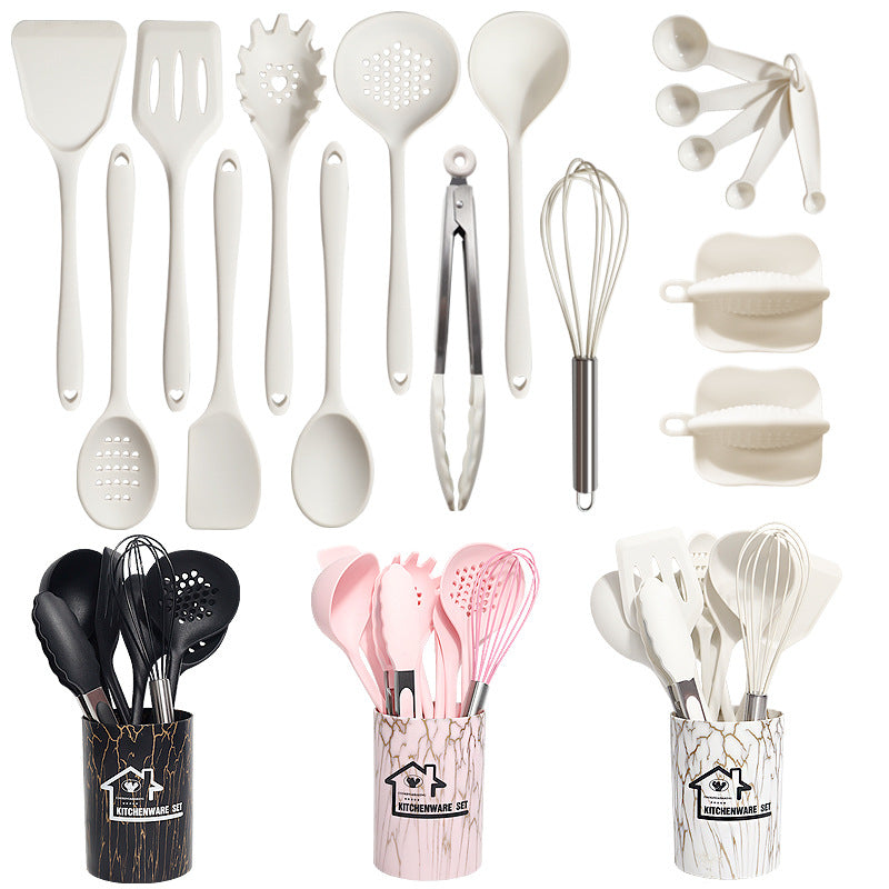 Household Food Grade Silicone Kitchen Utensil Cooking Set