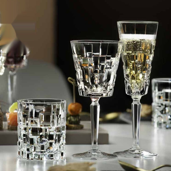 Crystal Glassware Set For Elegant Home Dining And Serving