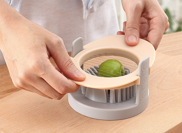 Manual Egg Cutter Kitchen Gadget For Easy Slicing And Serving