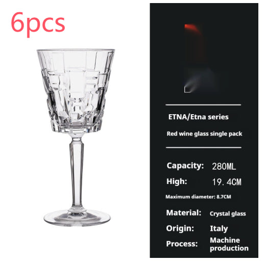 Crystal Glassware Set For Elegant Home Dining And Serving