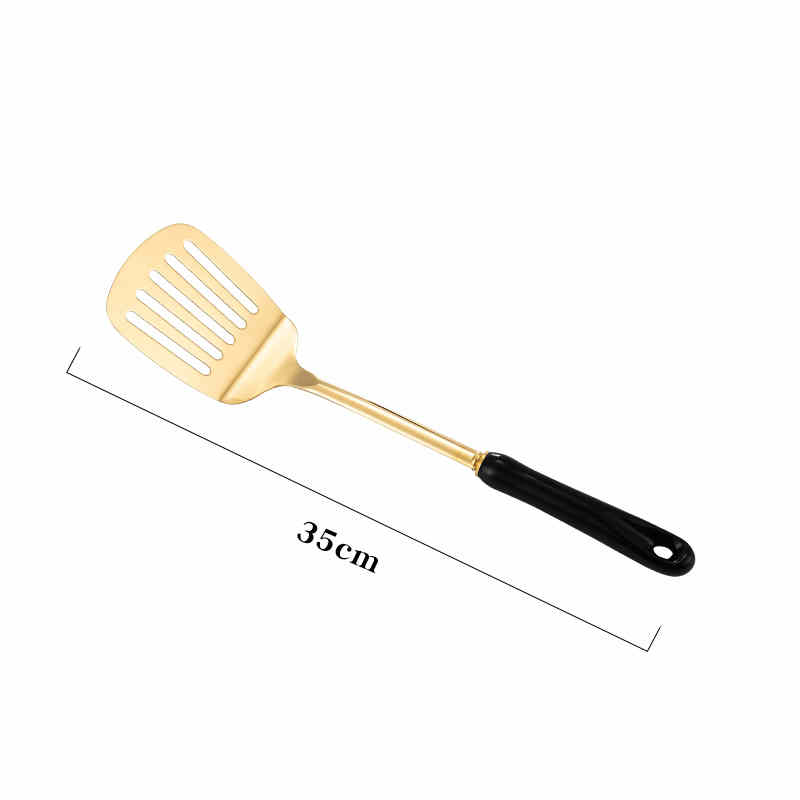 Nordic Stainless Steel Spatula With Elegant Ceramic Handle