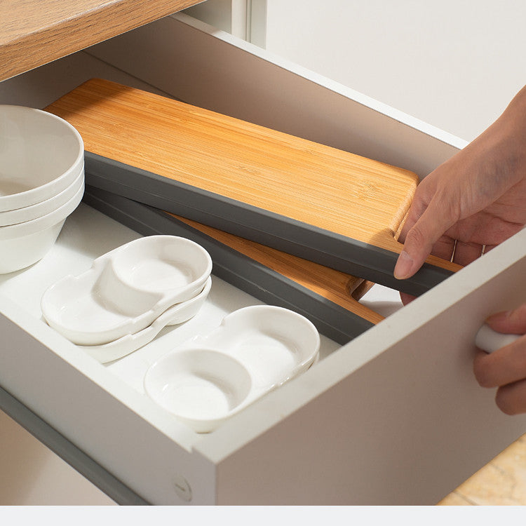 Foldable Bamboo Kitchen Cutting Board Creative Space Saving Design