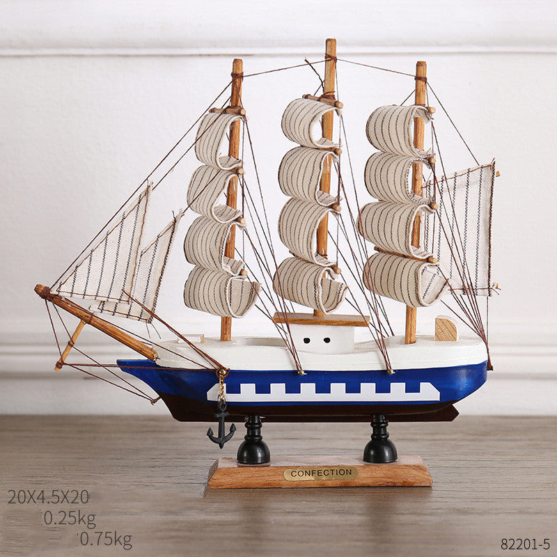 Creative Home Craft Sailing Decoration Figurine For Interior Display