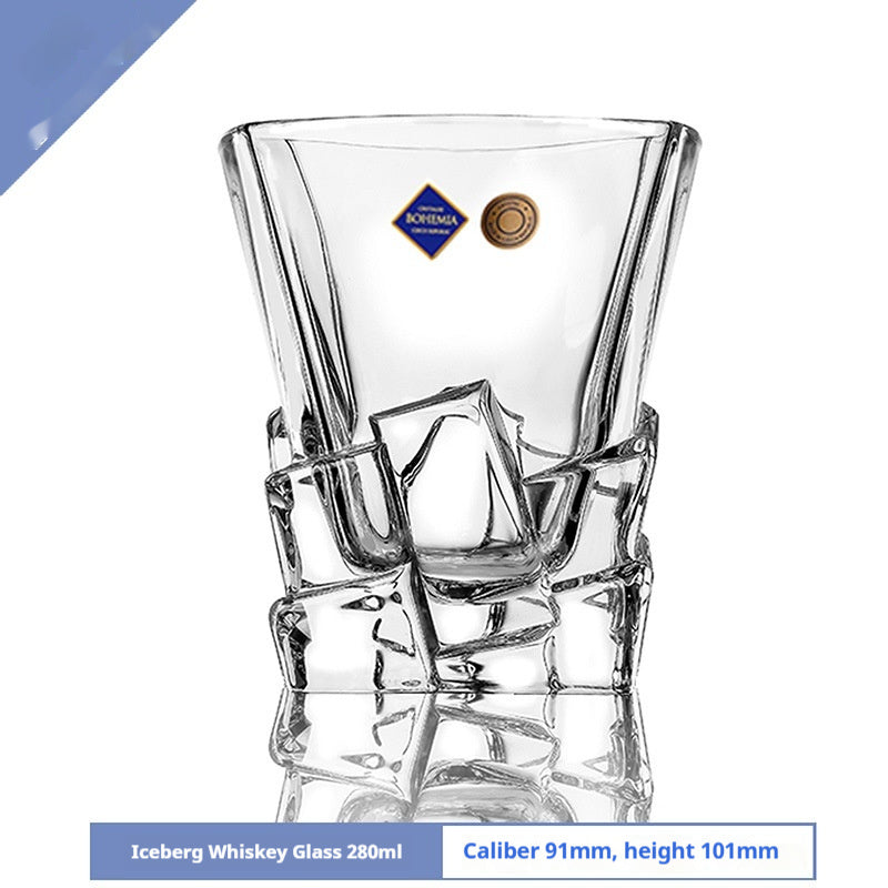 Crystal Creative Drinking Glass For Home Beverage Serving