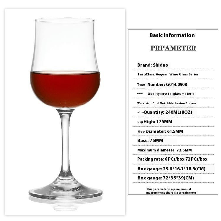Crystal Tulip Dessert Glass For Elegant Beverage Serving