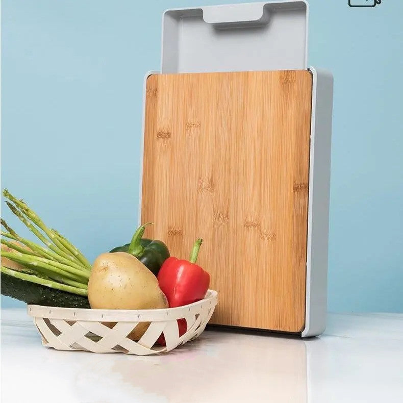 Large Bamboo Kitchen Cutting Board Durable Serving Board
