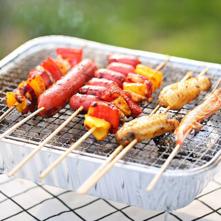 Portable Small Charcoal BBQ Grill For Outdoor Cooking Use