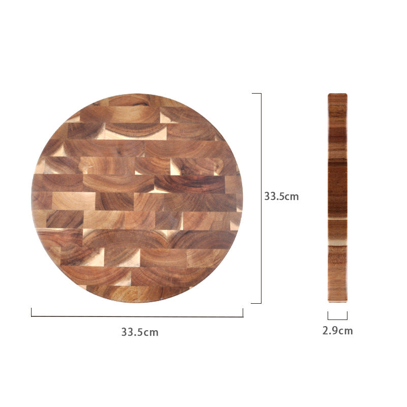 Solid Wood Spliced Kitchen Cutting Board Durable Use