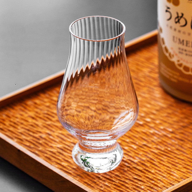 Crystal Tulip Shaped Glass For Elegant Beverage Serving